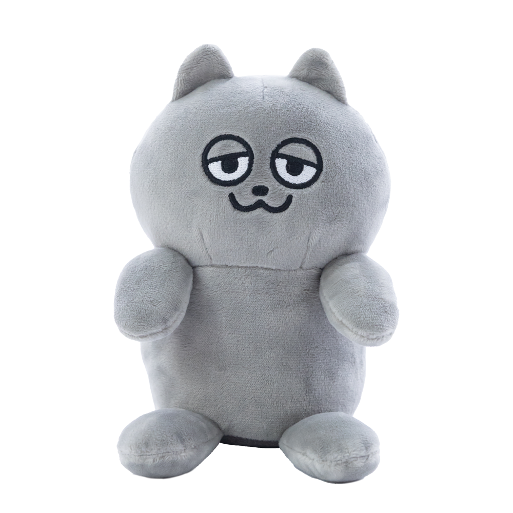 ぬいぐるみスマホスタンド（うすくろ） – ンめねこ