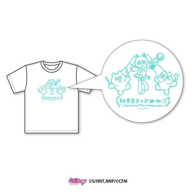 初音ミク×ンめねこ Tシャツ
