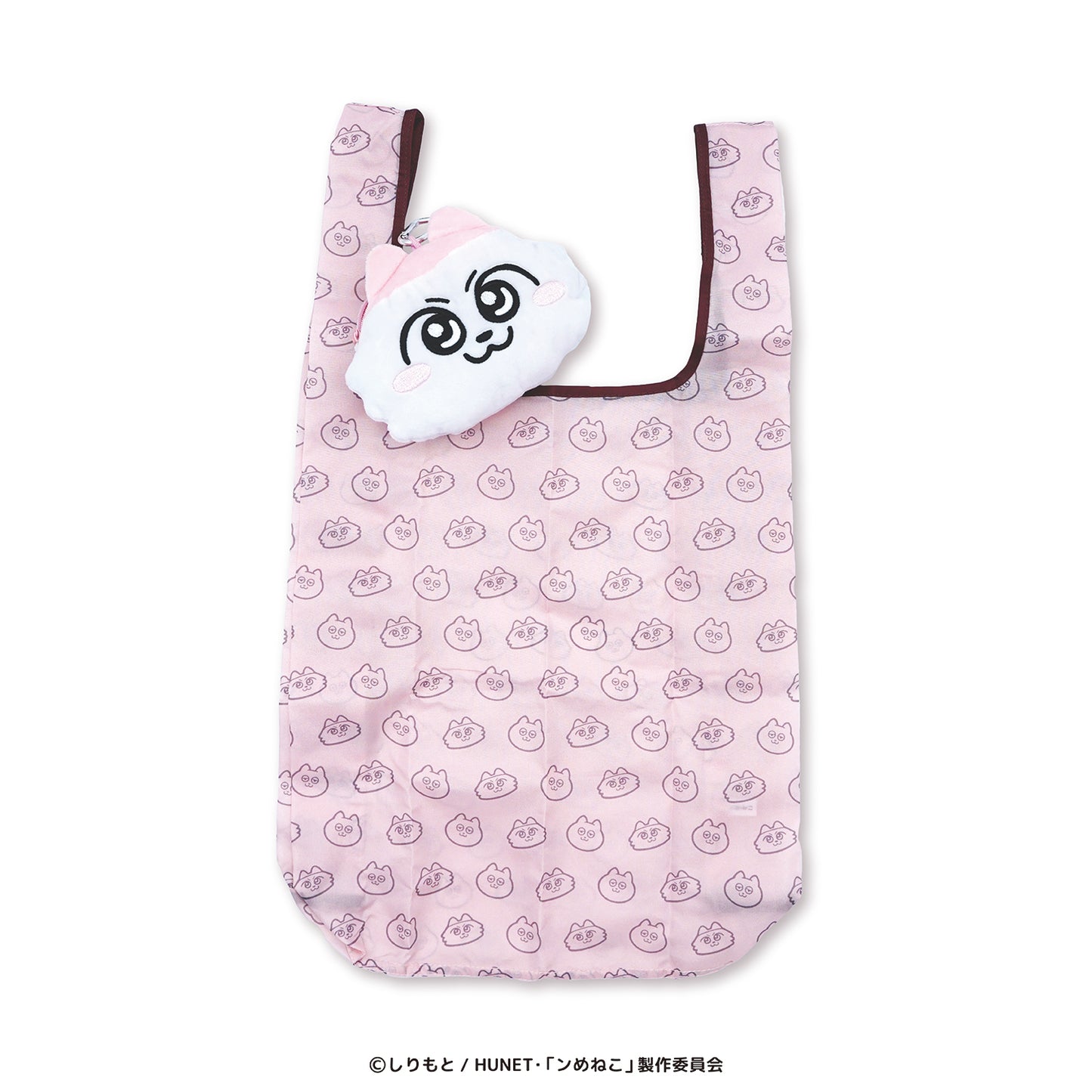 ンめねこ ポーチ付きエコバッグ
