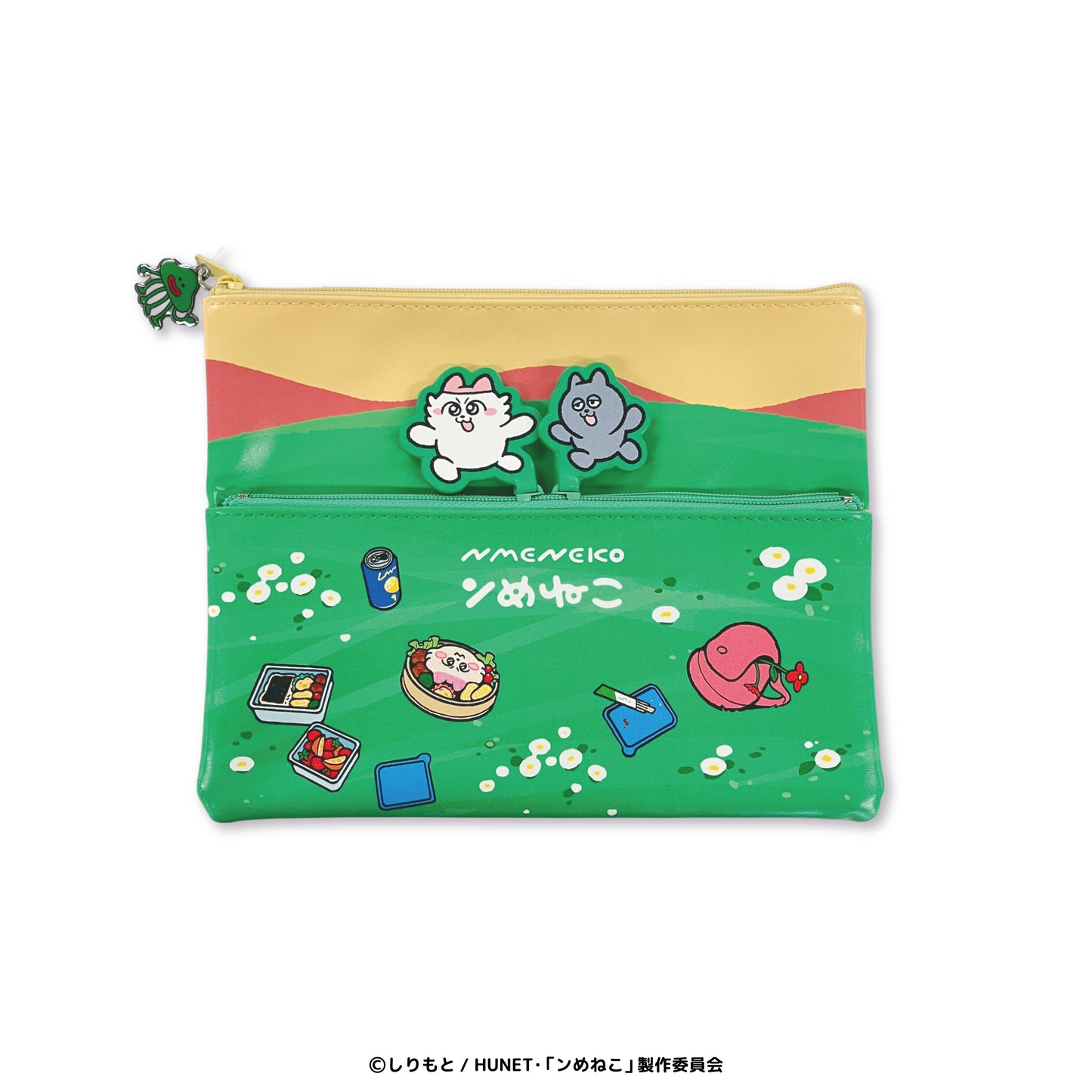 ンめねこ 箱庭フラットポーチ