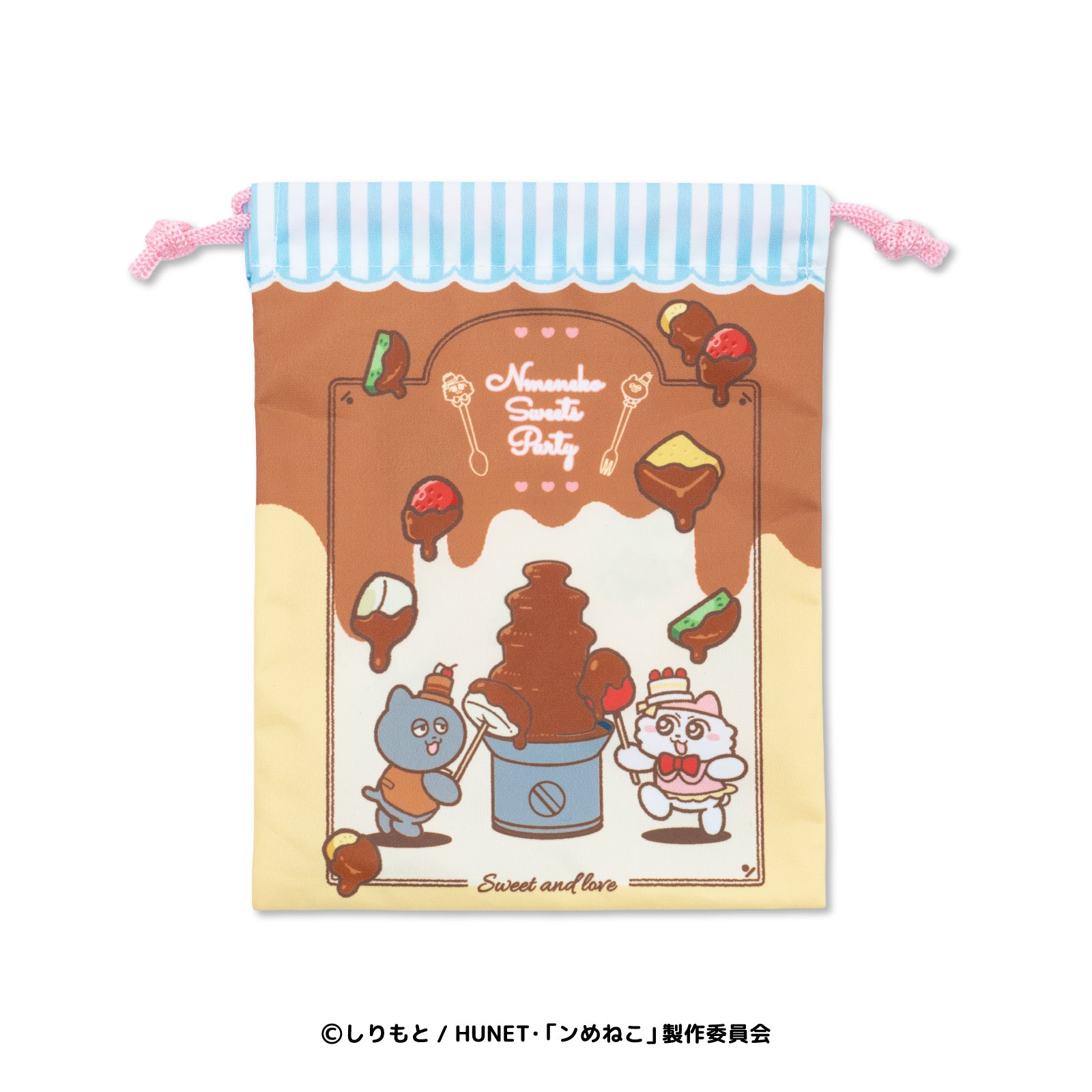 ンめねこスイーツパーティー 巾着