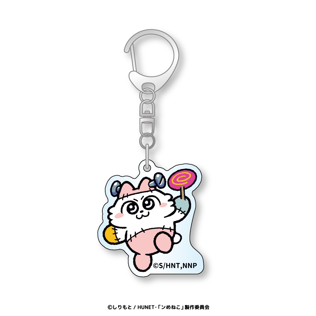 ンめねこ トレーディングアクリルキーホルダー(ハロウィン)全5種