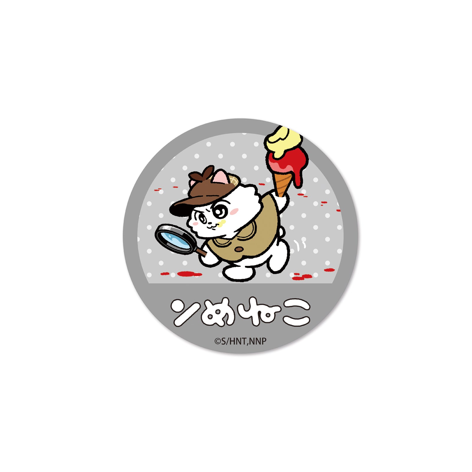 トレーディング缶バッジ（全10種） – ンめねこ