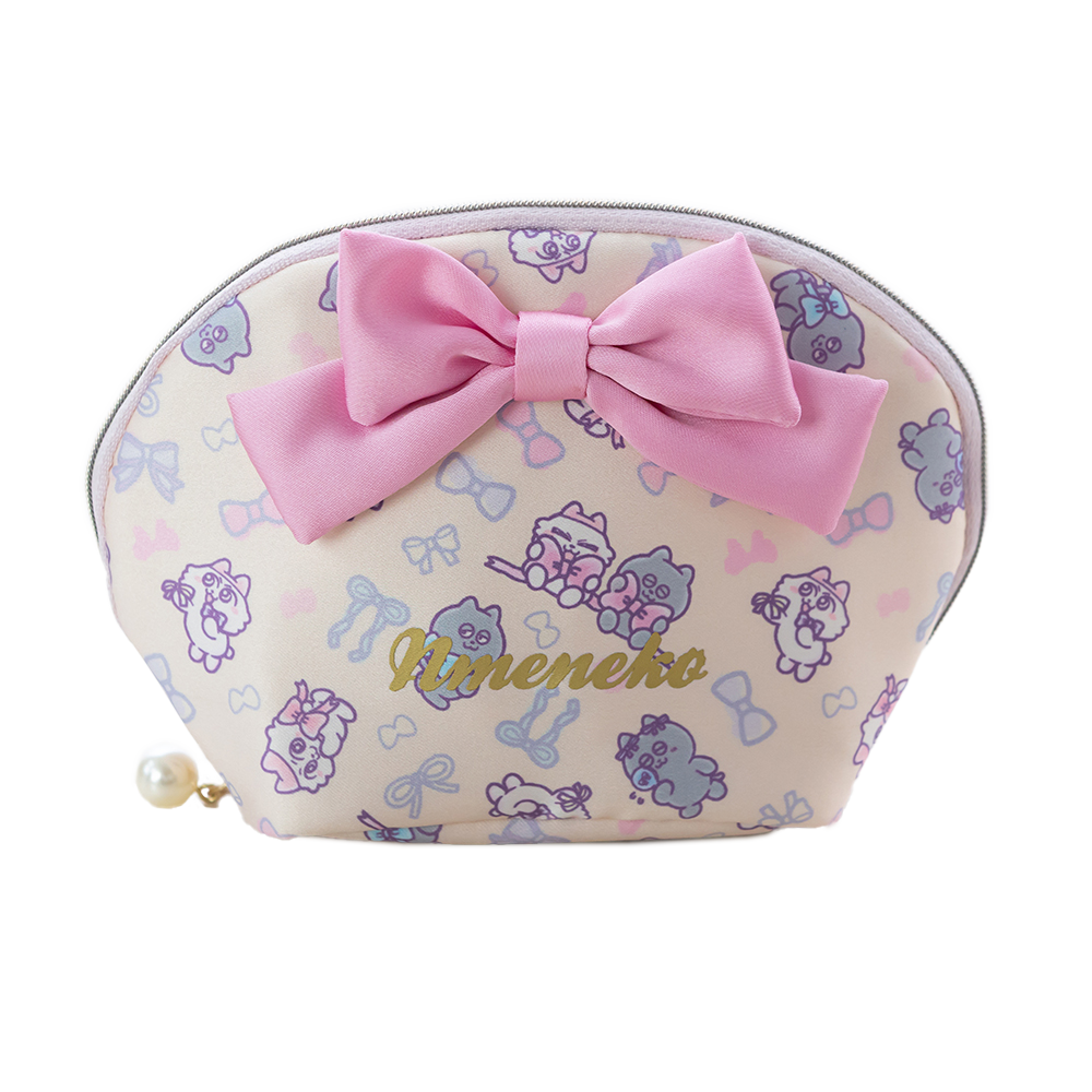 ンめねこビッグリボン ポーチ