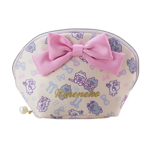 ンめねこビッグリボン ポーチ