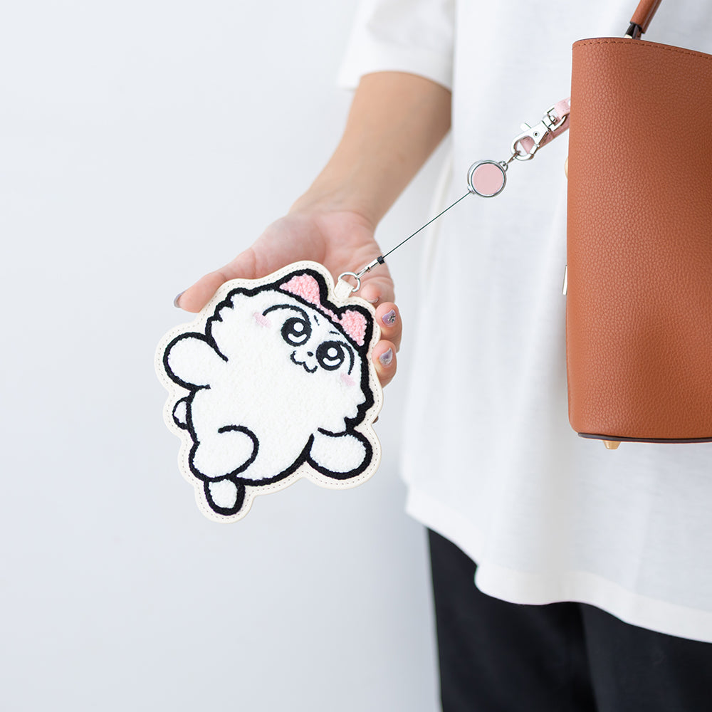 サガラ刺繡パスケース（ンめねこ）