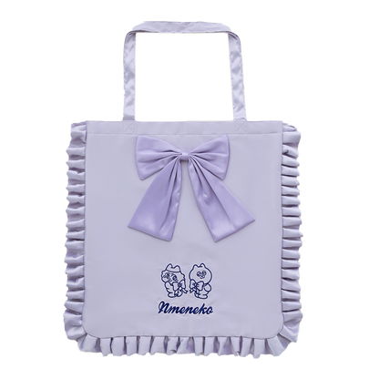 ンめねこビッグリボン トートバッグ