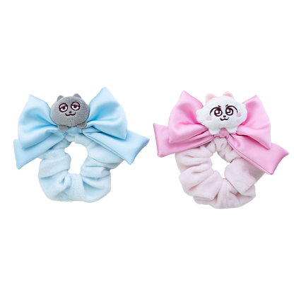 うすくろビッグリボン シュシュ