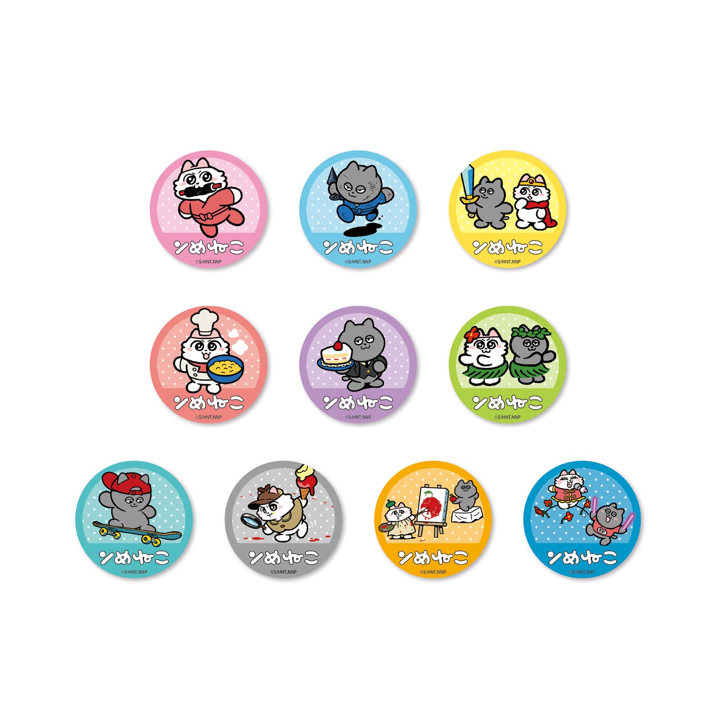 トレーディング缶バッジ（全10種コンプリートBOX)