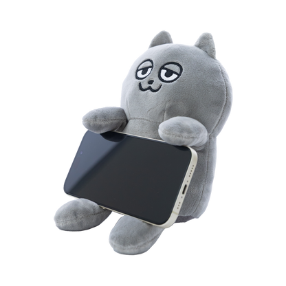 ぬいぐるみスマホスタンド（うすくろ）