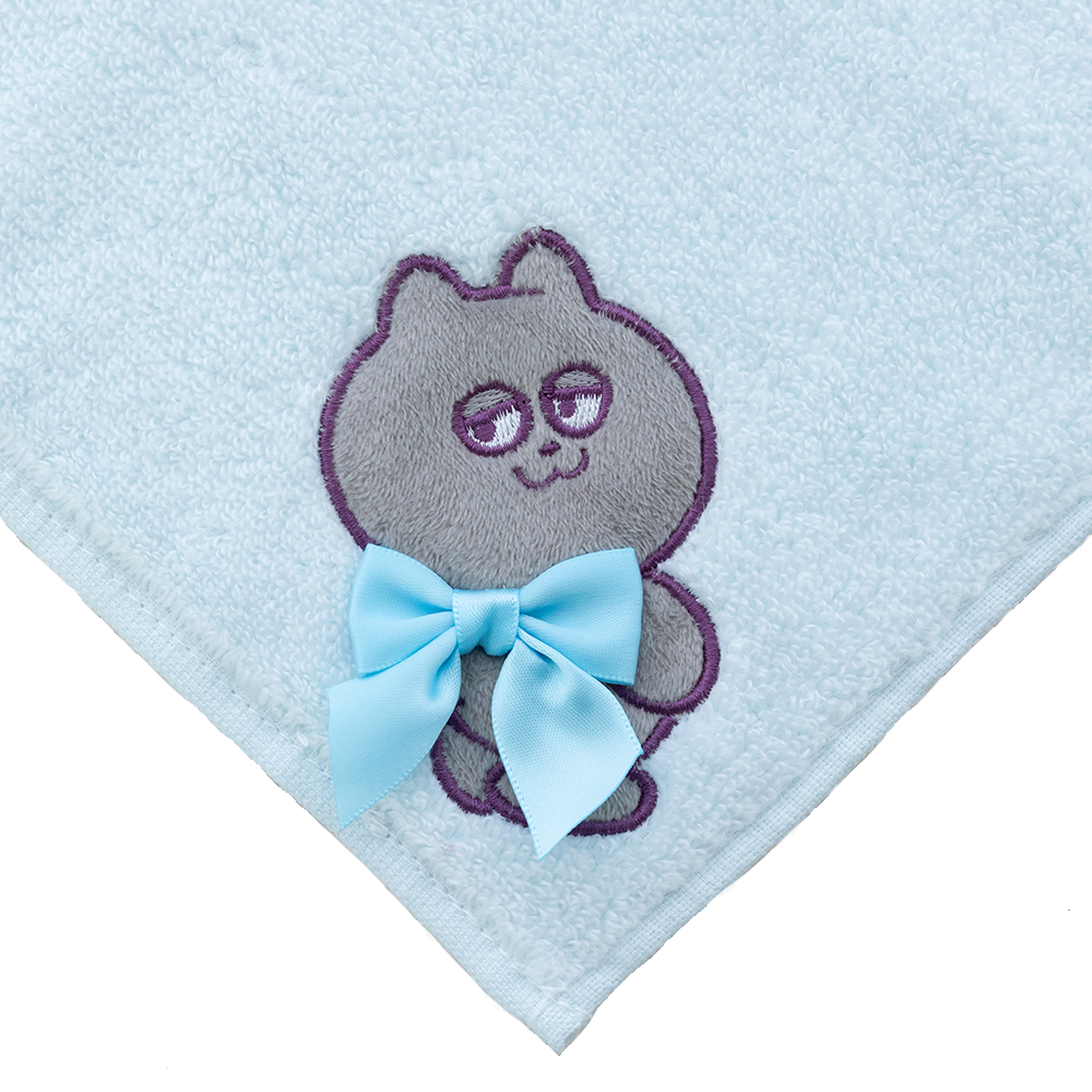 うすくろビッグリボン ハンカチ