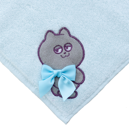 うすくろビッグリボン ハンカチ