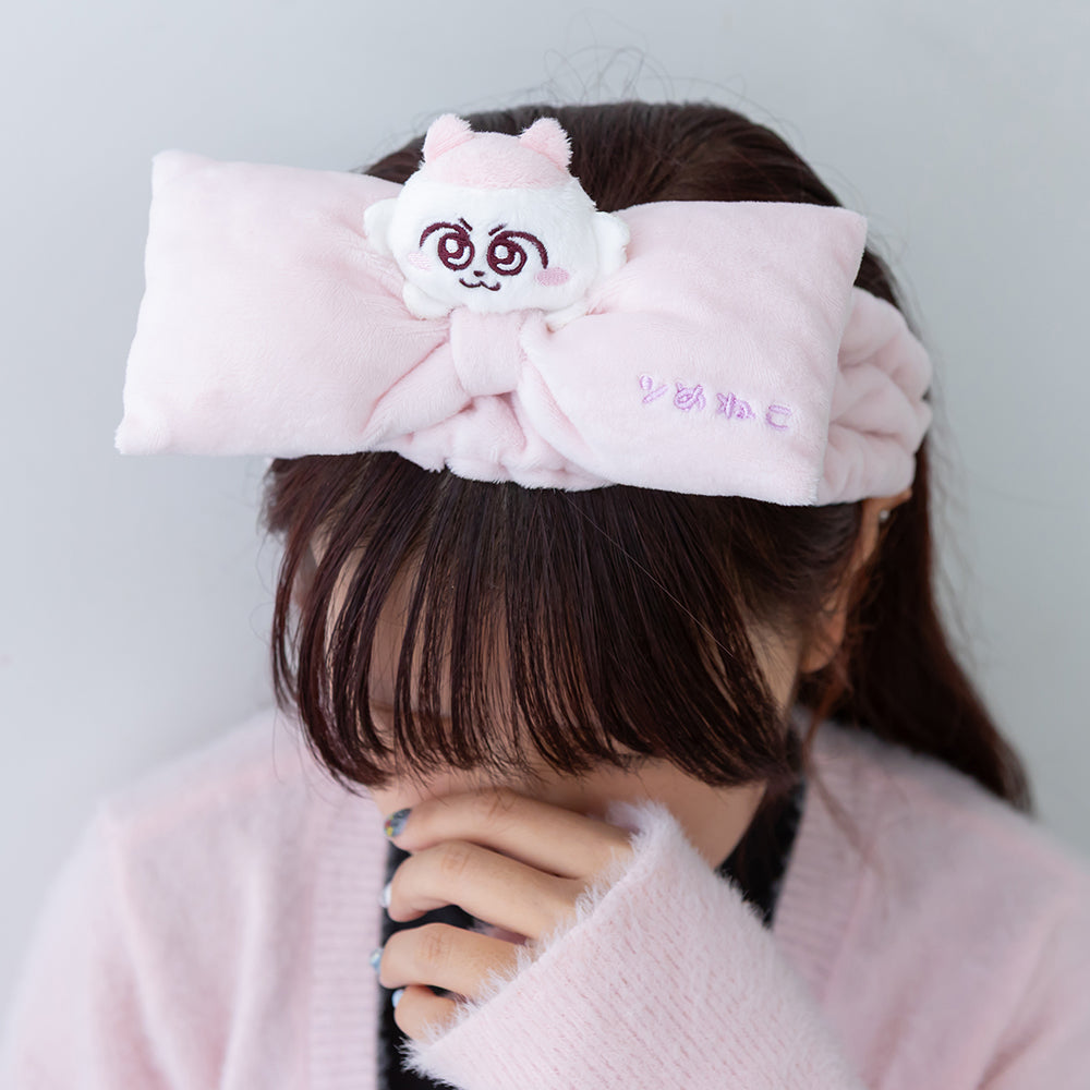 ンめねこビッグリボン ヘアバンド