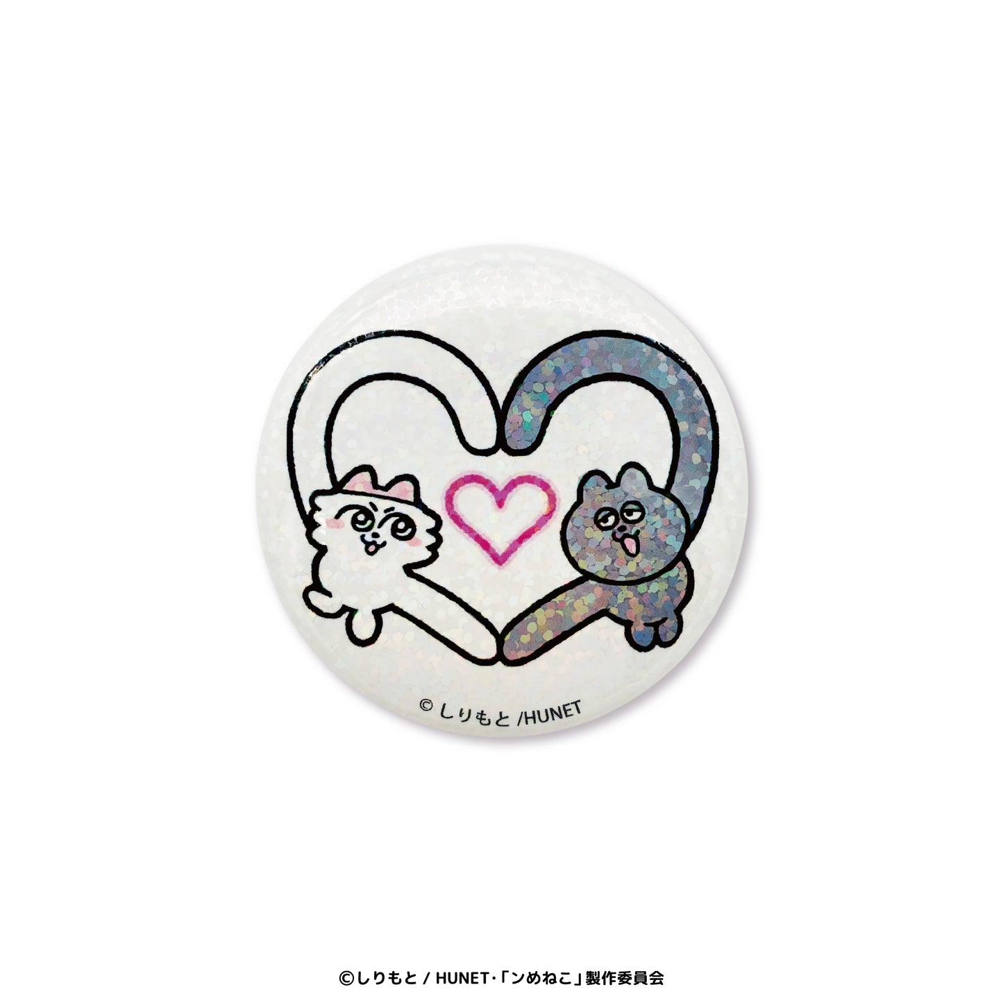 ンめねこ　トレーディングホログラム缶バッジ　全６種