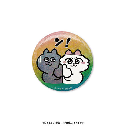 ンめねこ　トレーディングホログラム缶バッジ　全６種