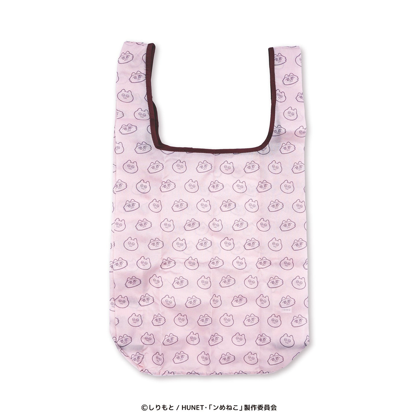 ンめねこ　ポーチ付きエコバッグ