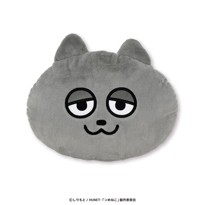 ンめねこ　クッション（うすくろ）