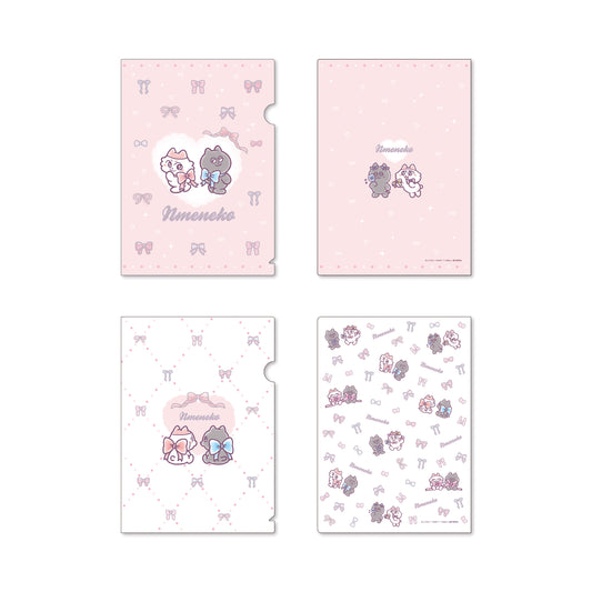 ンめねこビッグリボン クリアファイルセット