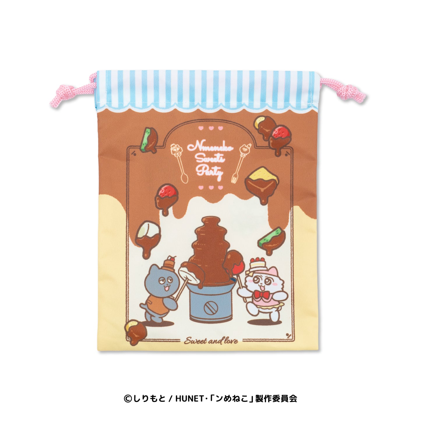 ンめねこスイーツパーティー 巾着