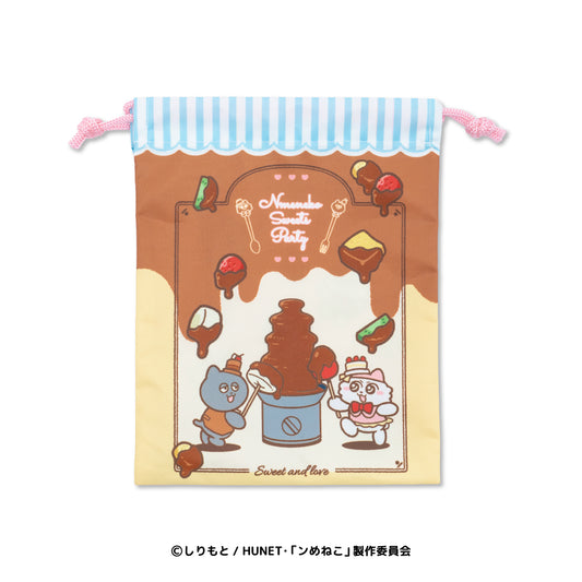ンめねこスイーツパーティー 巾着