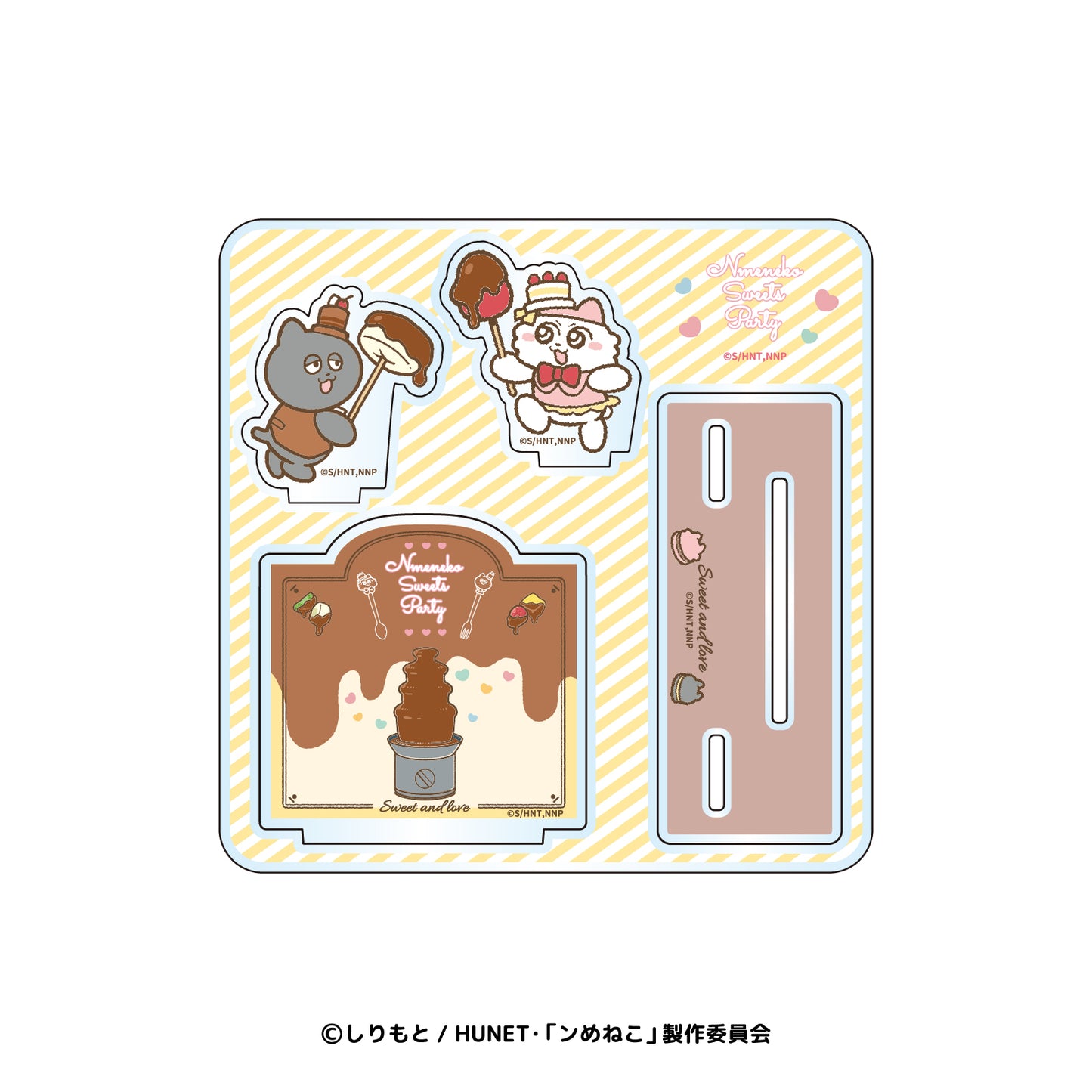 ンめねこスイーツパーティー アクリルスタンドB