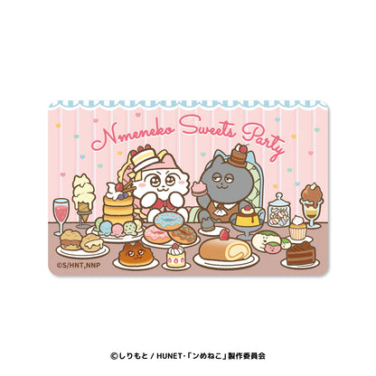 ンめねこスイーツパーティー ステッカー4枚セット