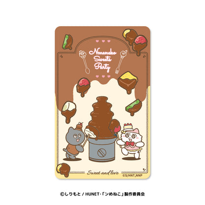 ンめねこスイーツパーティー ステッカー4枚セット