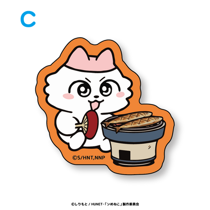 ンめねこ　ダイカットステッカー（あきコレクション）