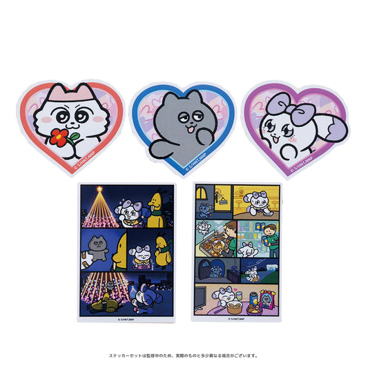 ステッカーセット（うさむら　さき）